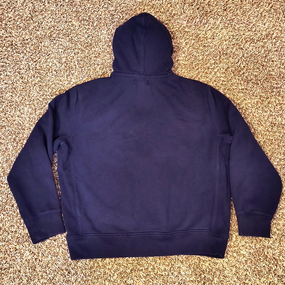 Polo Ralph Lauren Navy Hoodie with Red Logo - Picture 2 of 5